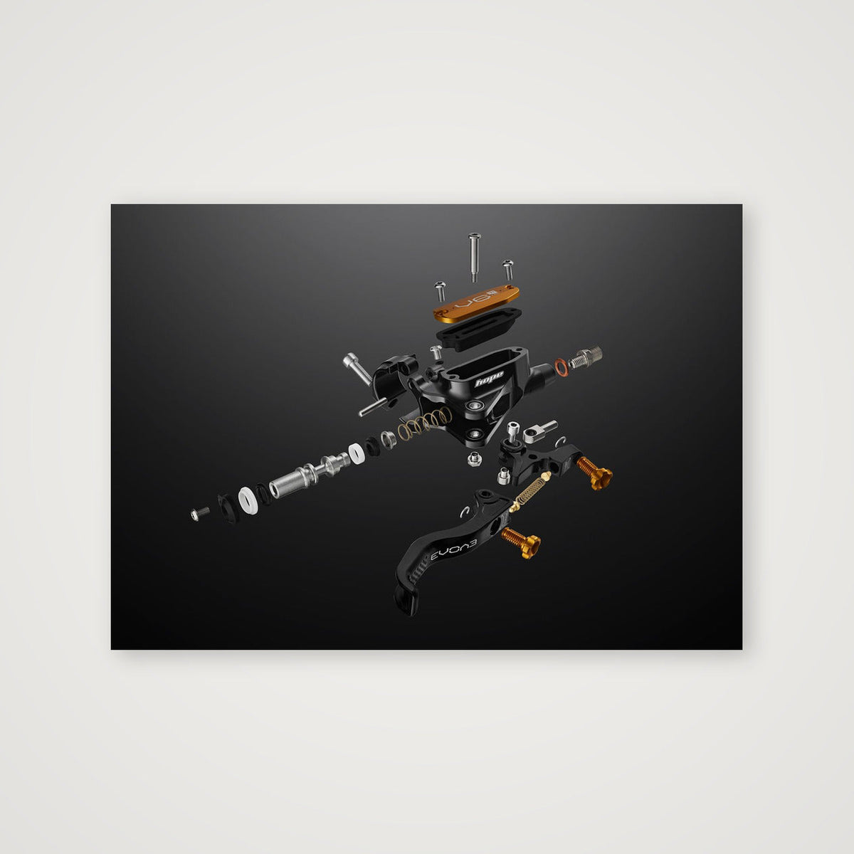 Hope Tech V6 EVO Master Cylinder — A1 (84×59cm) Print only